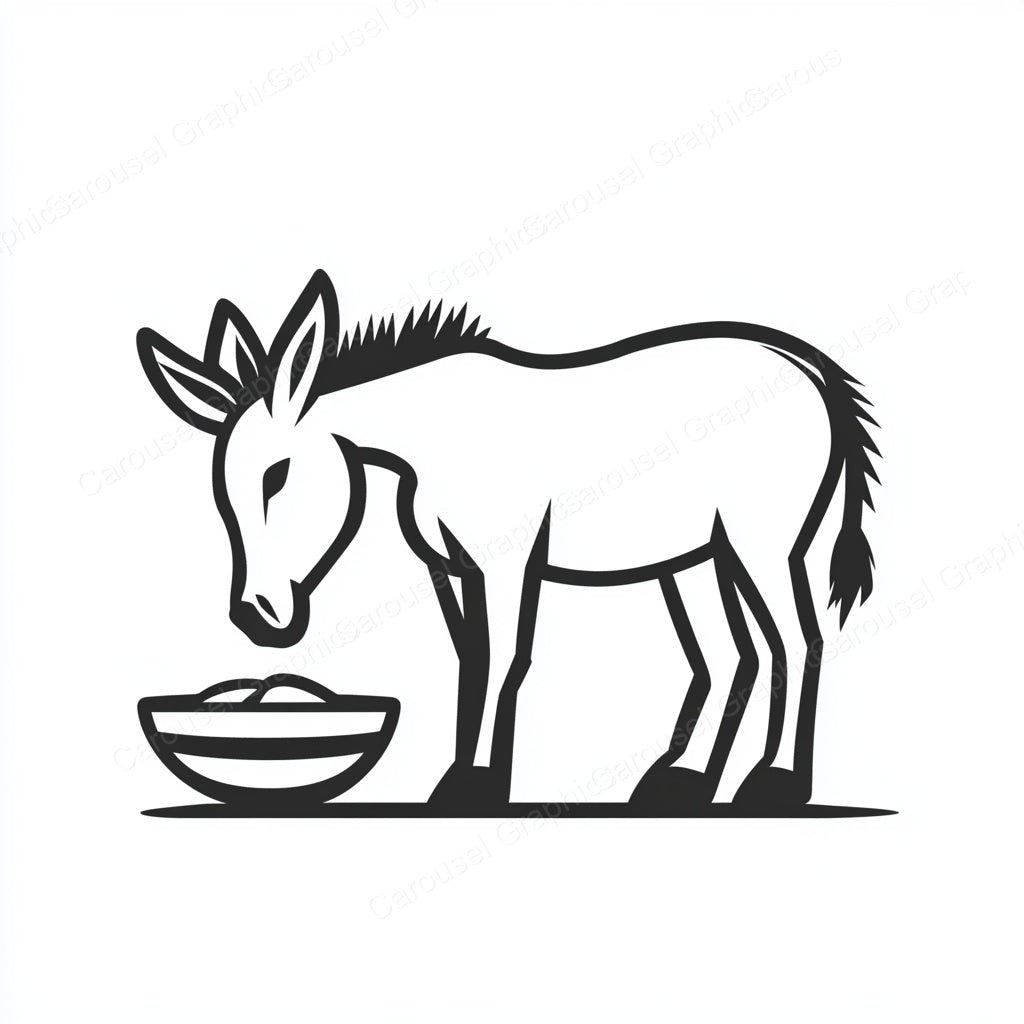 Donkey Vector Graphic preview