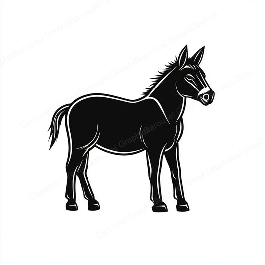 Donkey Vector Graphic preview
