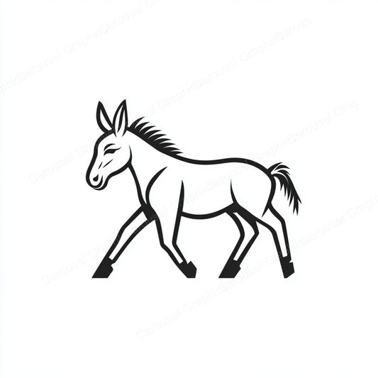 Donkey Vector Graphic preview