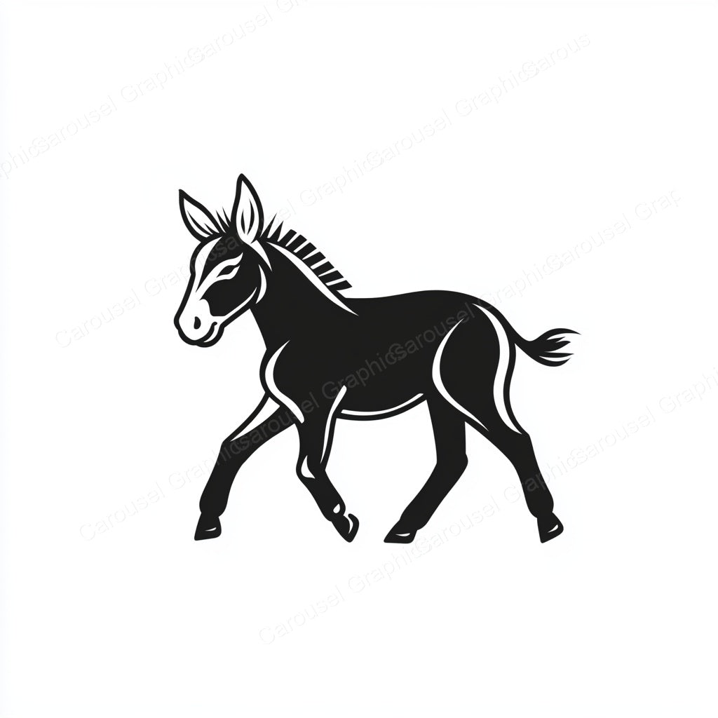 Donkey Vector Graphic preview