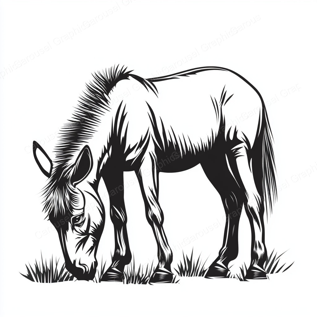 Donkey Vector Graphic preview