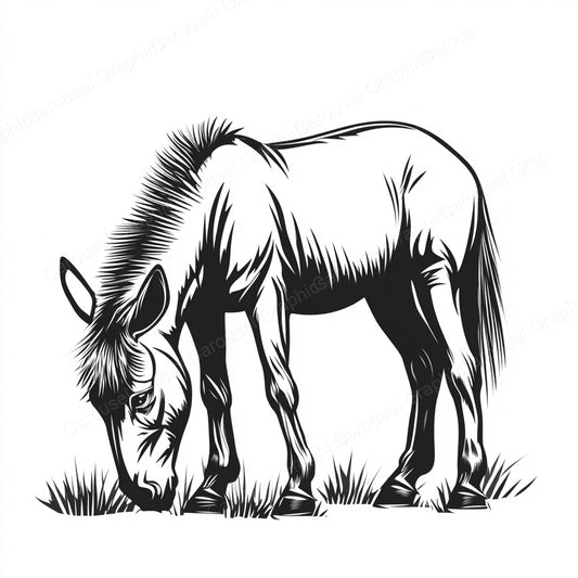 Donkey Vector Graphic preview