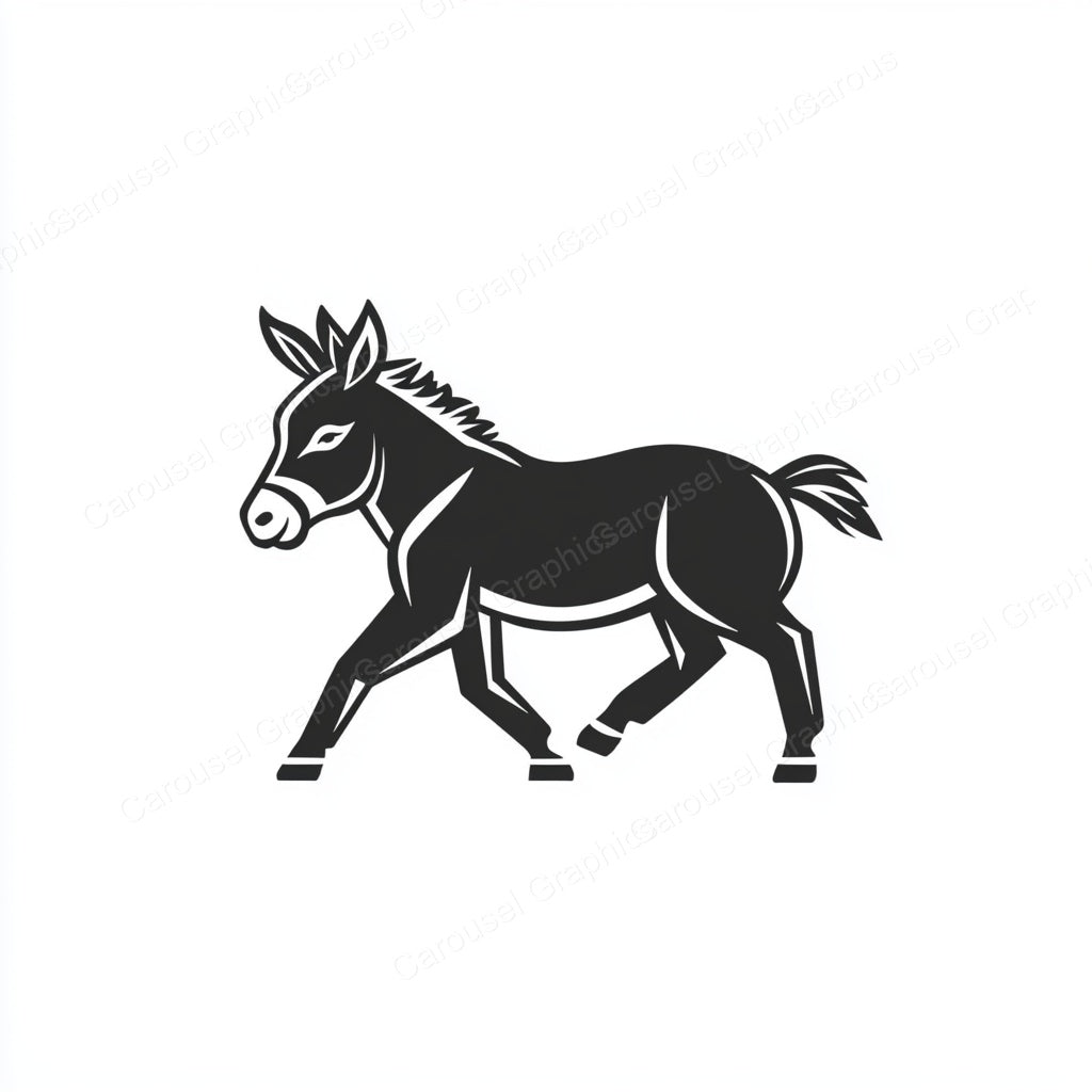 Donkey Vector Graphic preview