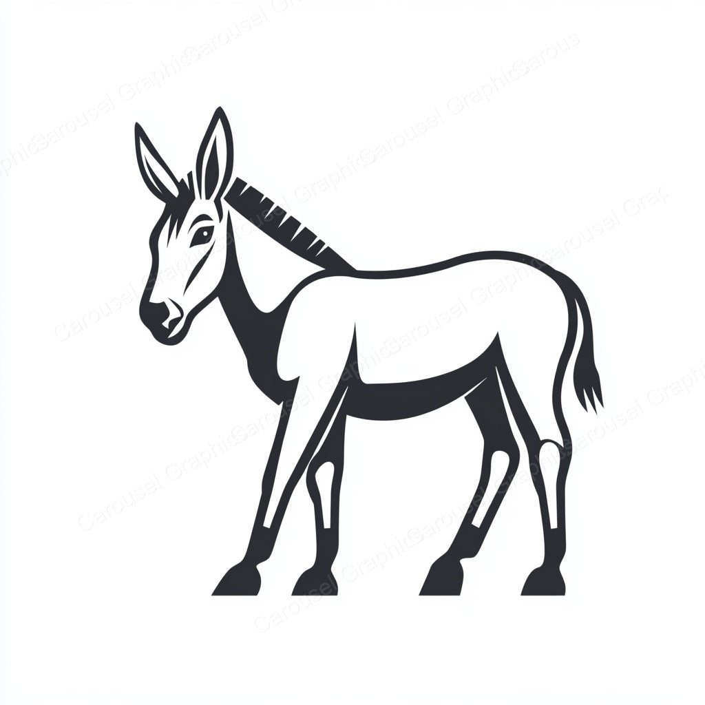 Donkey Vector Graphic preview