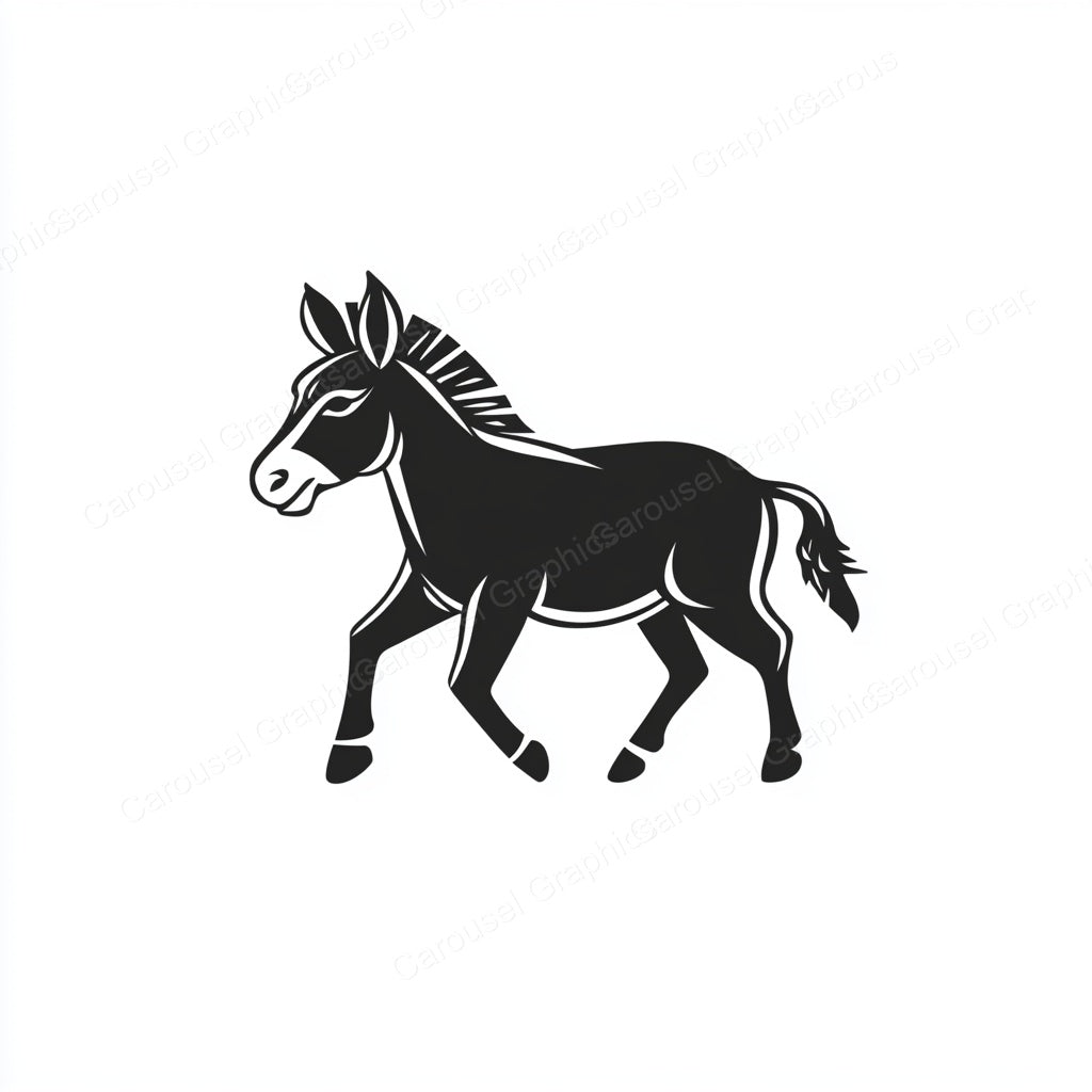 Donkey Vector Graphic preview