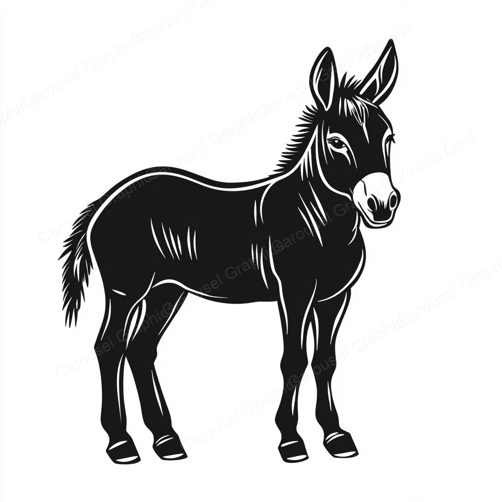 Donkey Vector Graphic preview