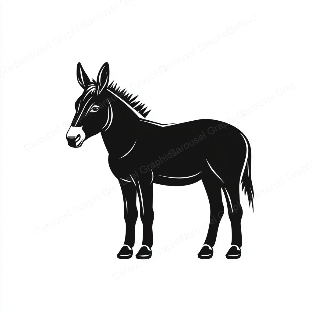 Donkey Vector Graphic preview