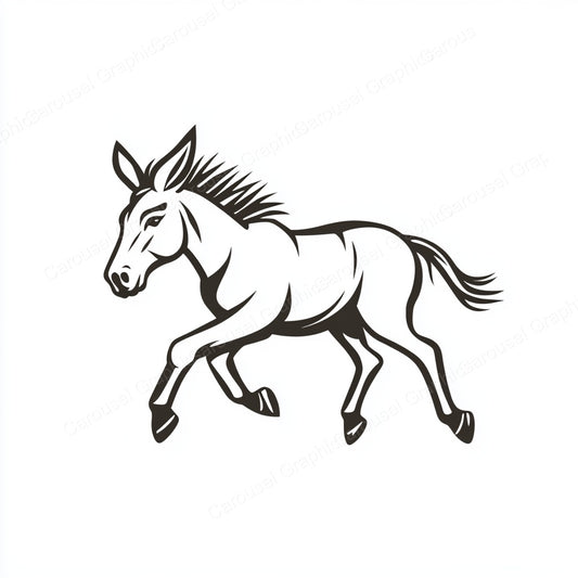 Donkey Vector Graphic preview