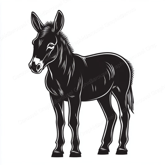 Donkey Vector Graphic preview