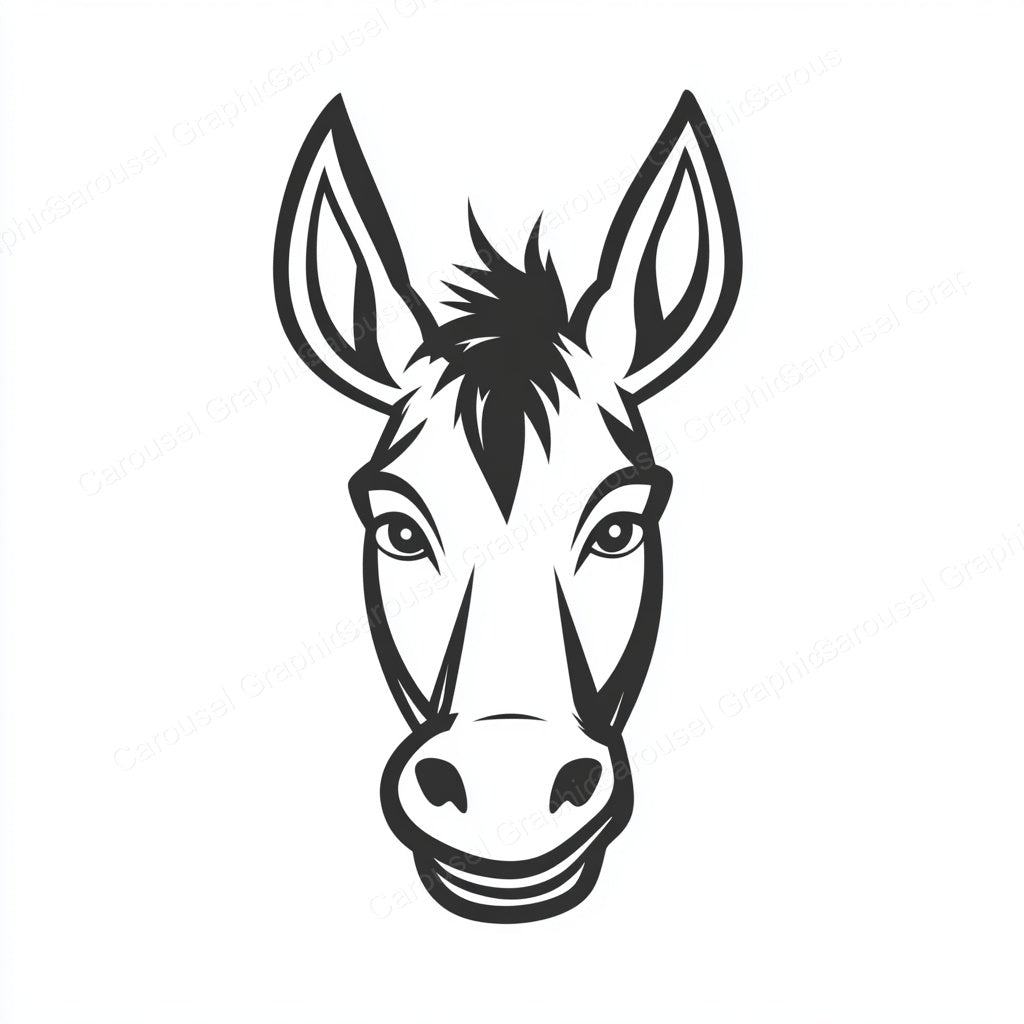 Donkey Vector Graphic preview