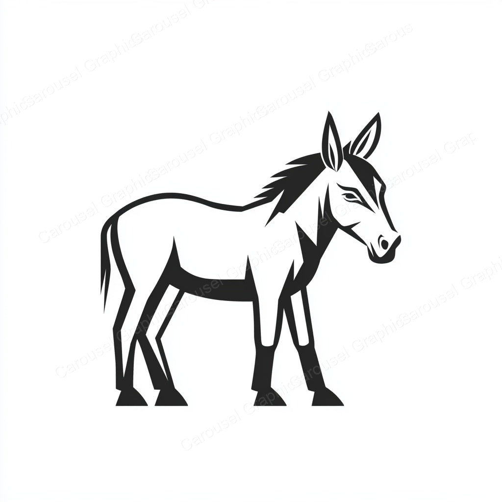 Donkey Vector Graphic preview