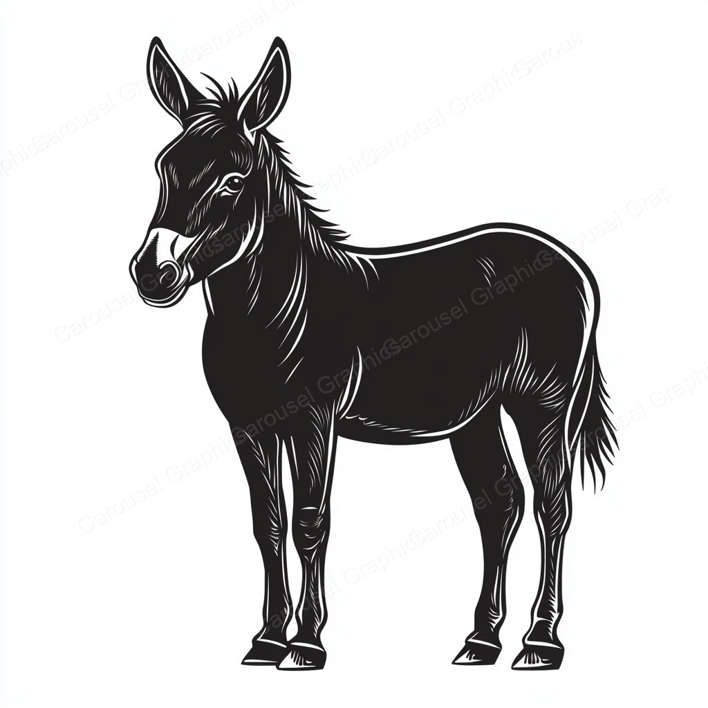 Donkey Vector Graphic preview