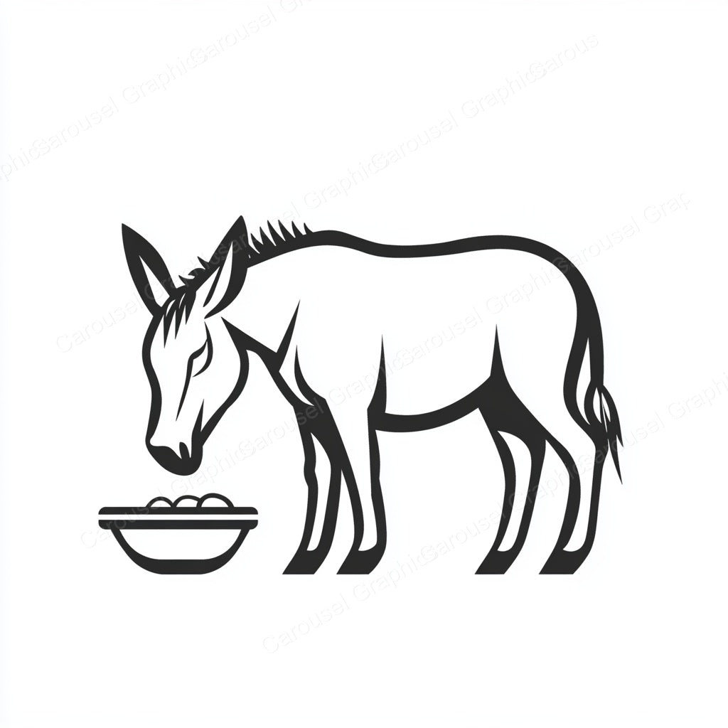 Donkey Vector Graphic preview