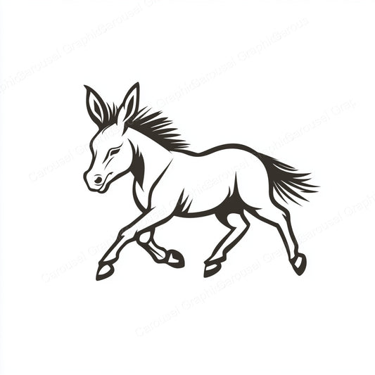 Donkey Vector Graphic preview