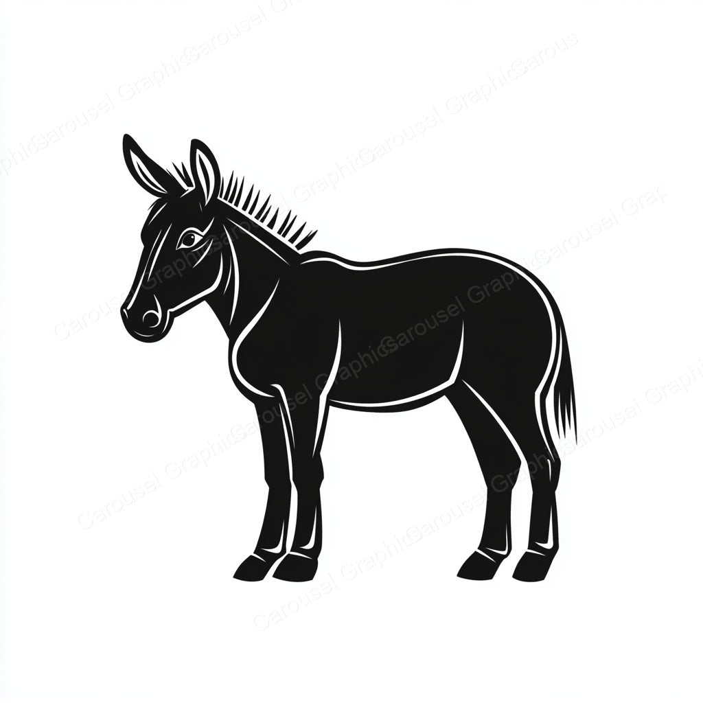 Donkey Vector Graphic preview
