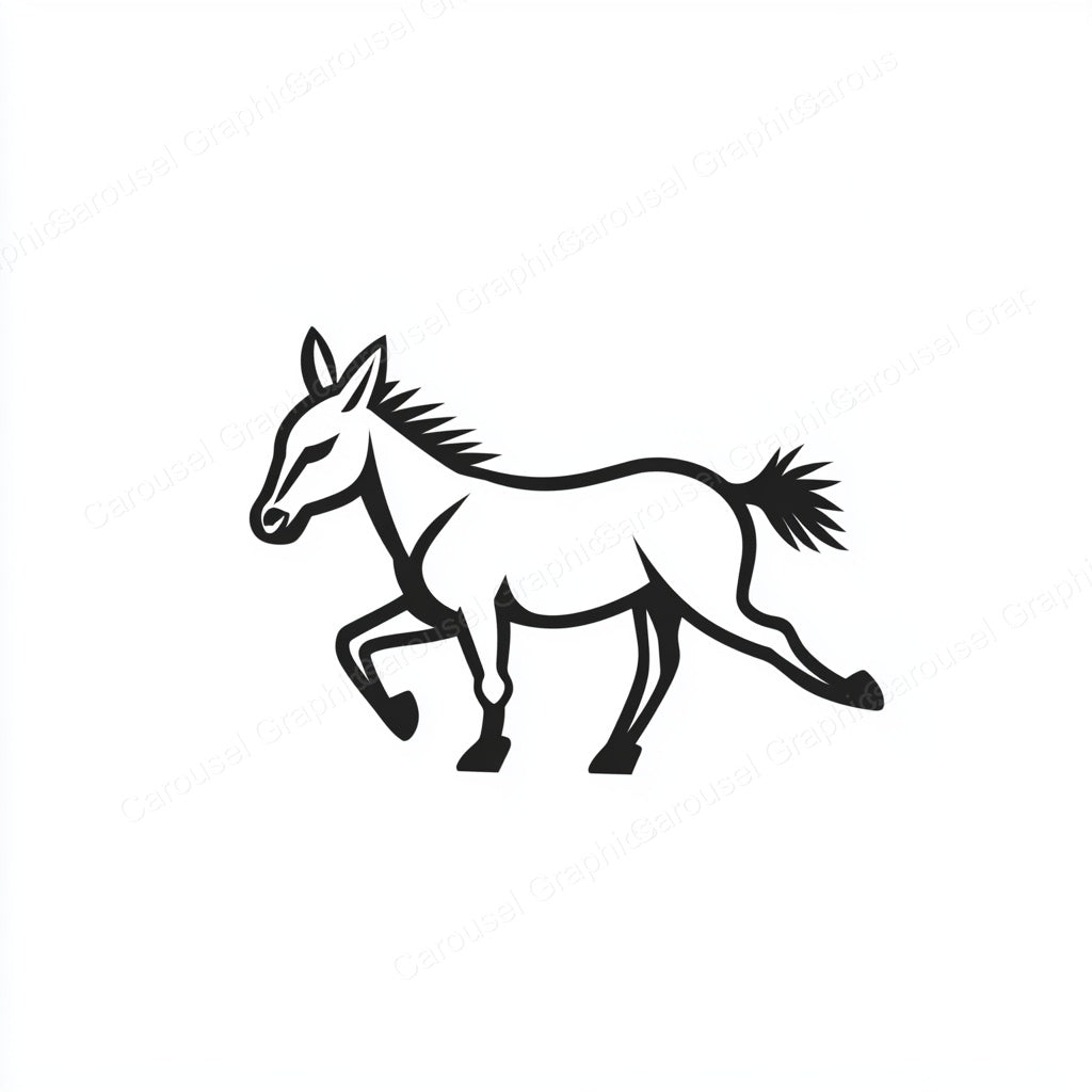 Donkey Vector Graphic preview