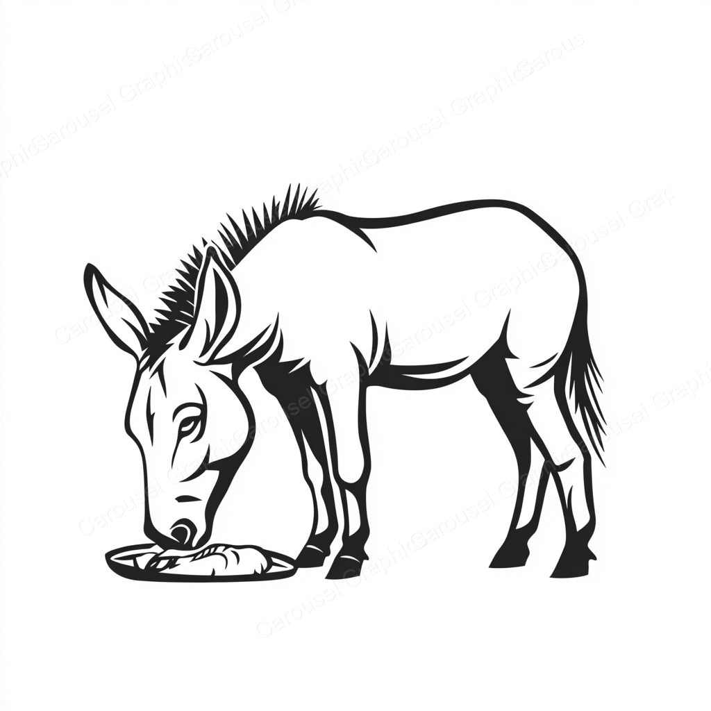 Donkey Vector Graphic preview