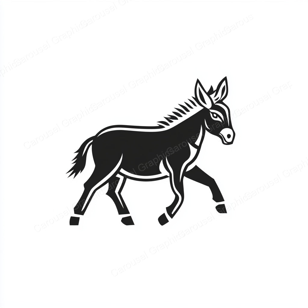 Donkey Vector Graphic preview