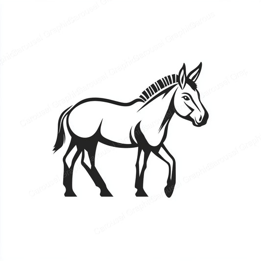 Donkey Vector Graphic preview