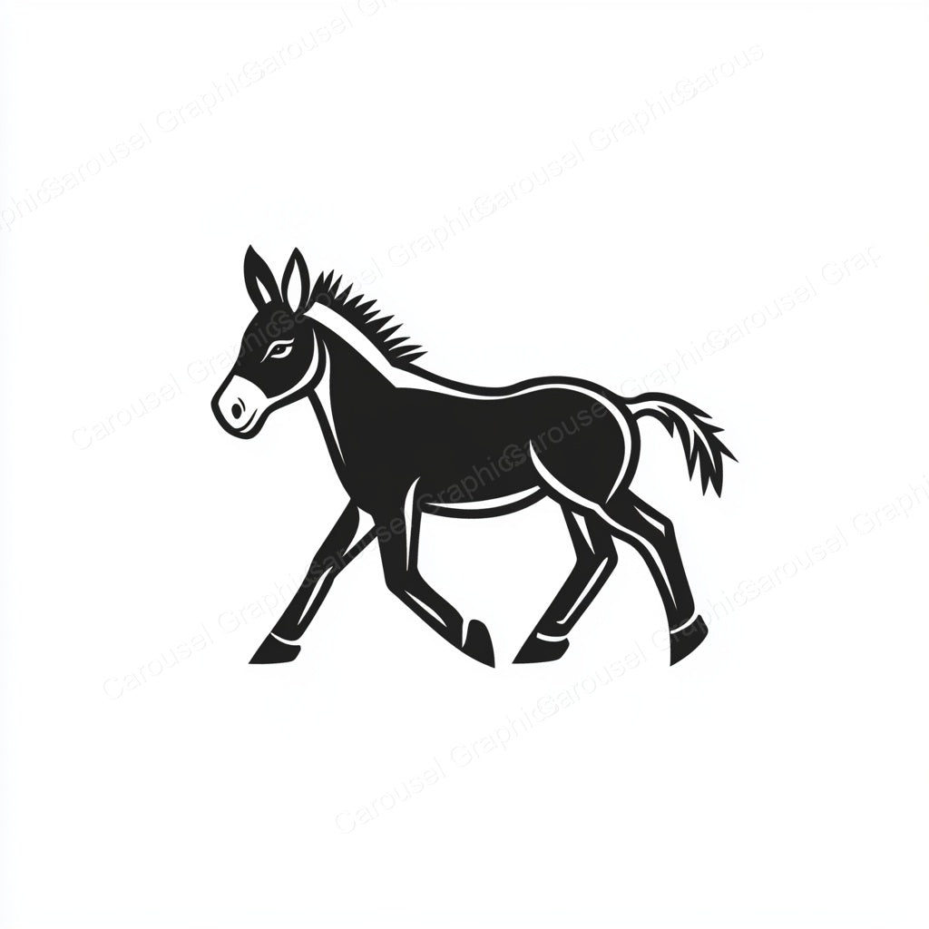 Donkey Vector Graphic preview