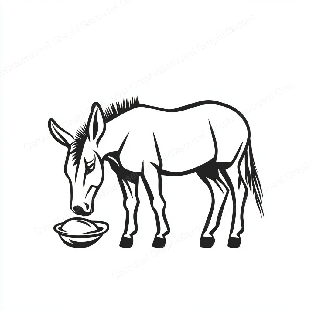 Donkey Vector Graphic preview