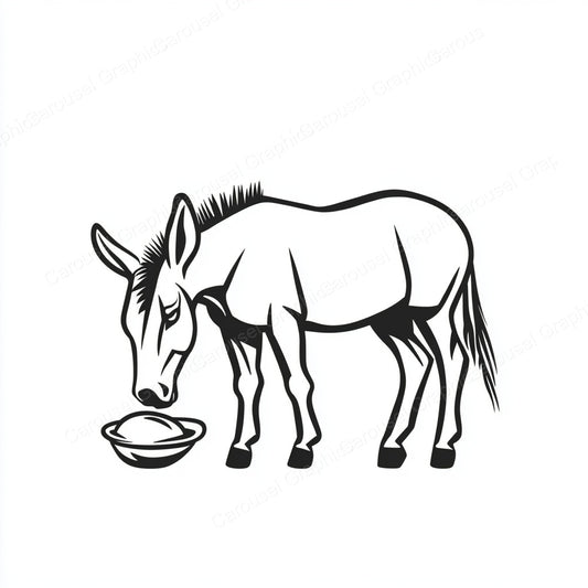 Donkey Vector Graphic preview