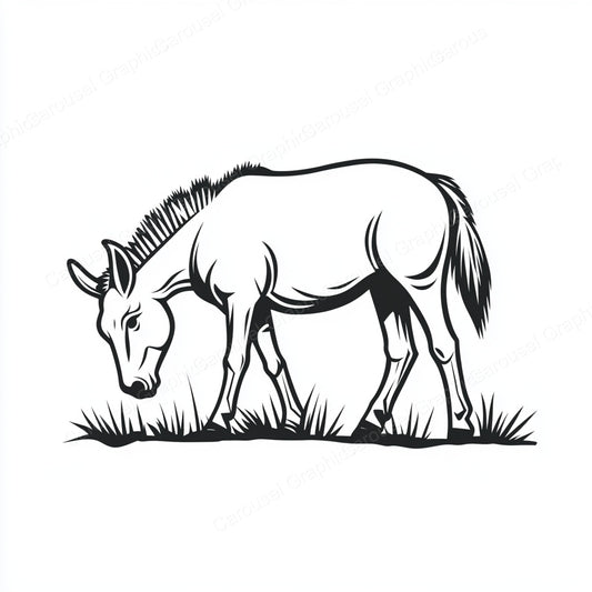 Donkey Vector Graphic preview