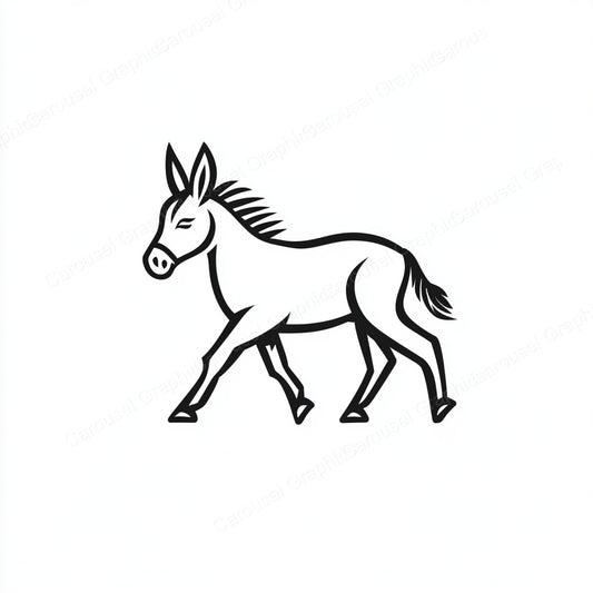 Donkey Vector Graphic preview