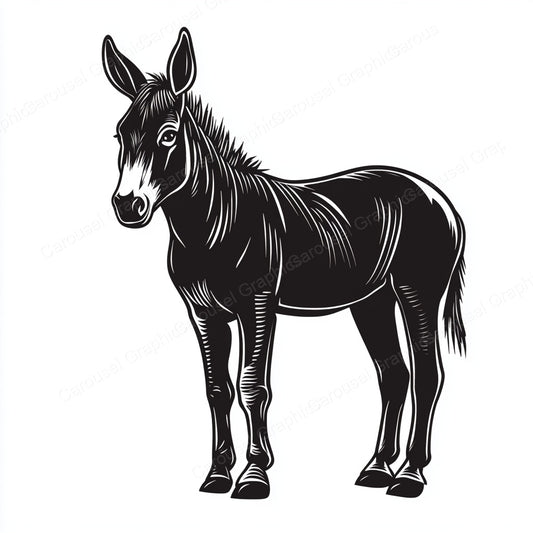 Donkey Vector Graphic preview