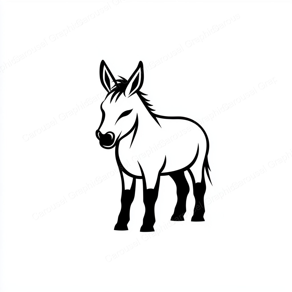 Donkey Vector Graphic preview