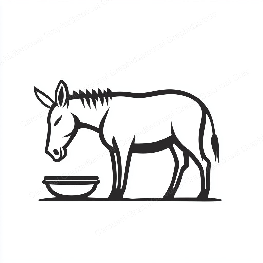 Donkey Vector Graphic preview