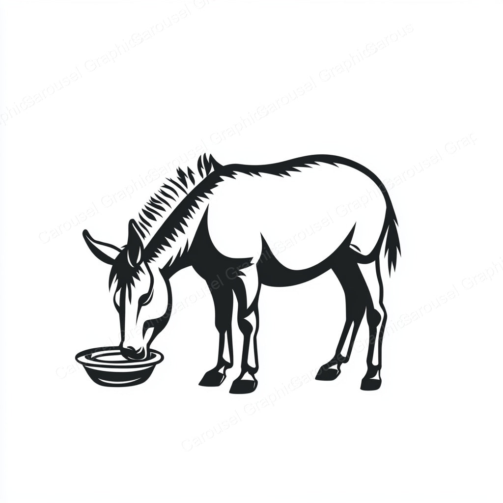 Donkey Vector Graphic preview
