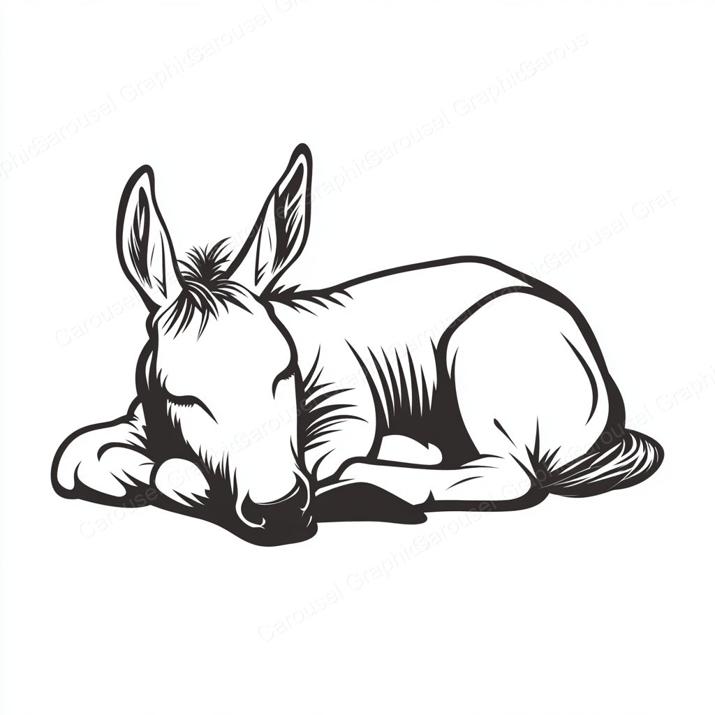 Donkey Vector Graphic preview