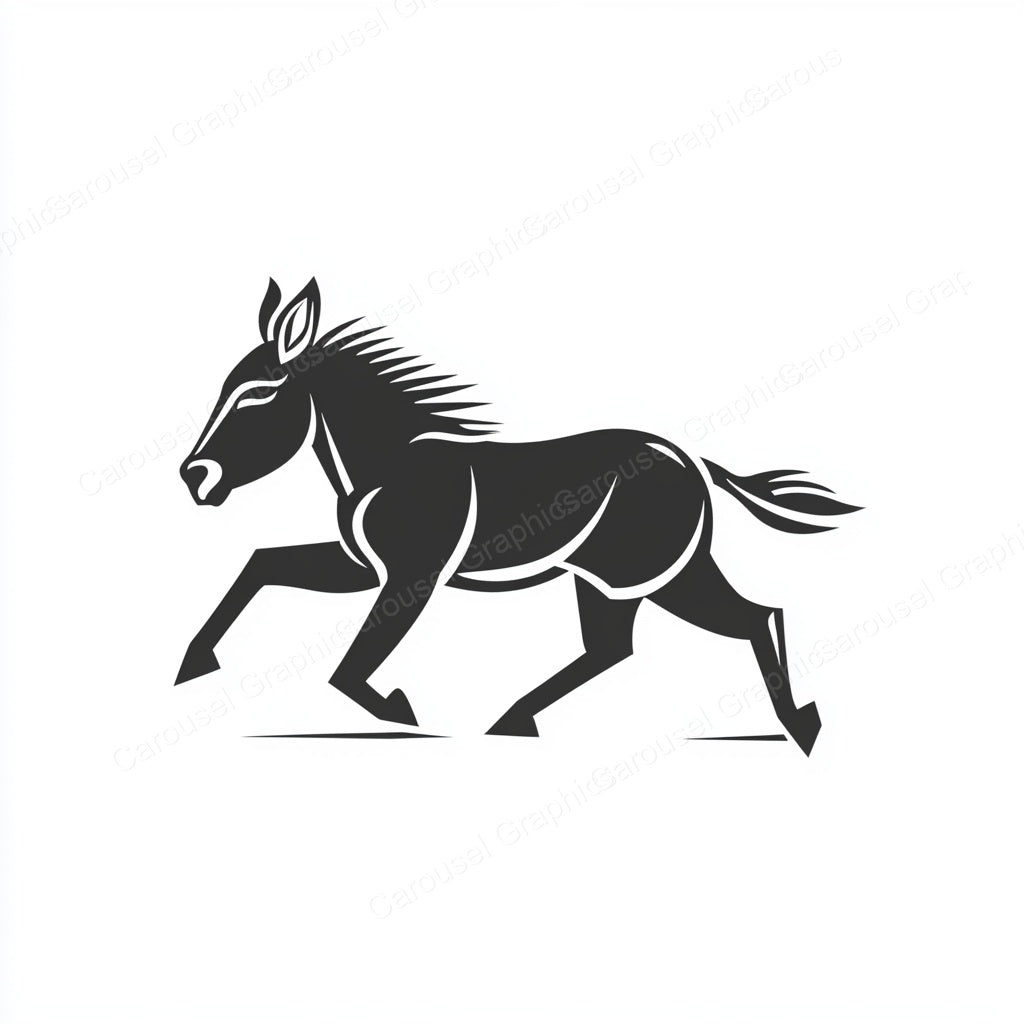 Donkey Vector Graphic preview