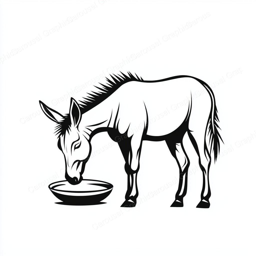 Donkey Vector Graphic preview
