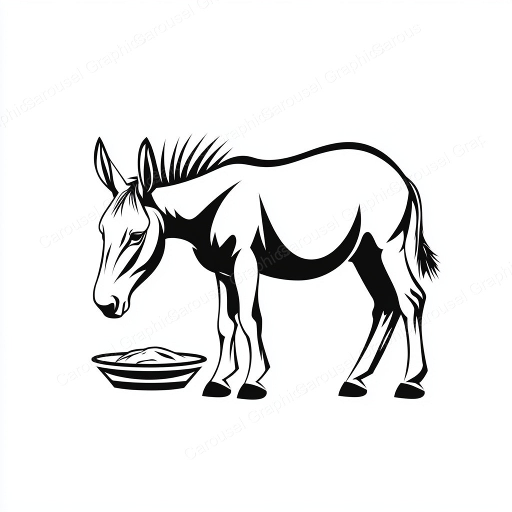 Donkey Vector Graphic preview