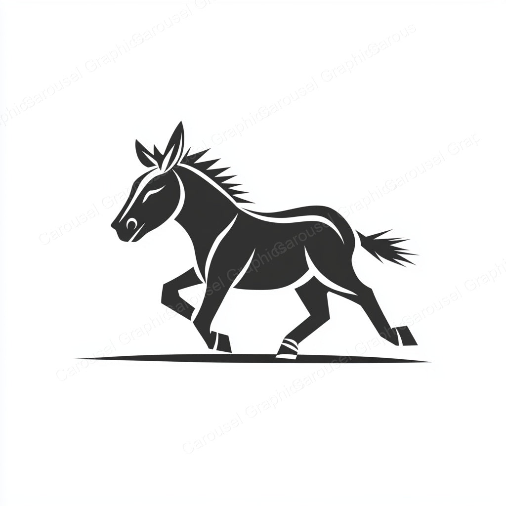 Donkey Vector Graphic preview