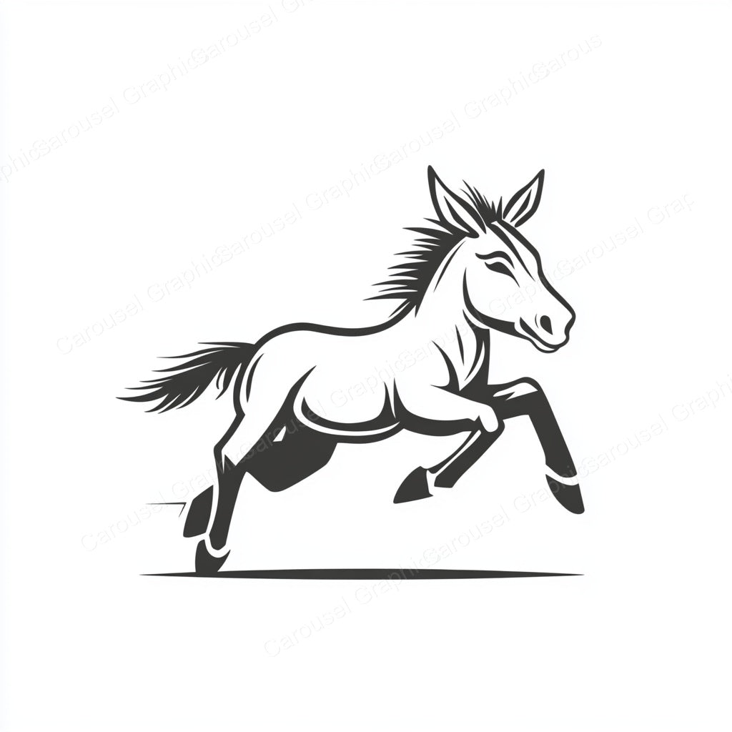 Donkey Vector Graphic preview