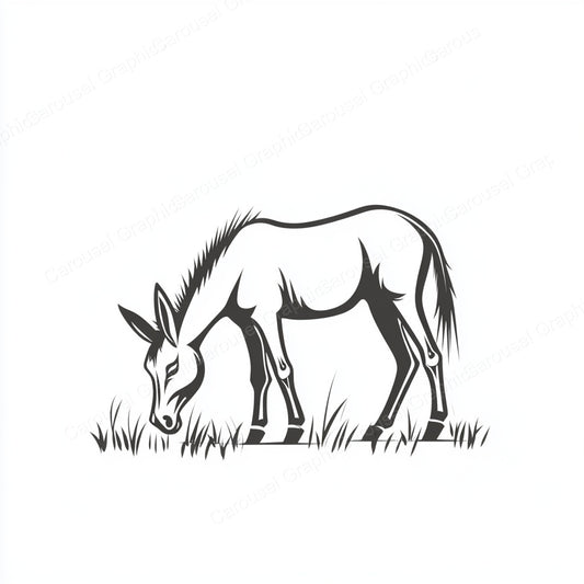 Donkey Vector Graphic preview