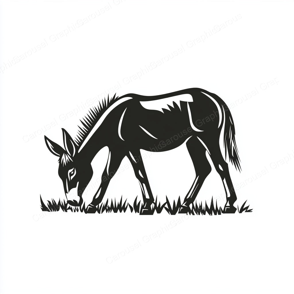 Donkey Vector Graphic preview