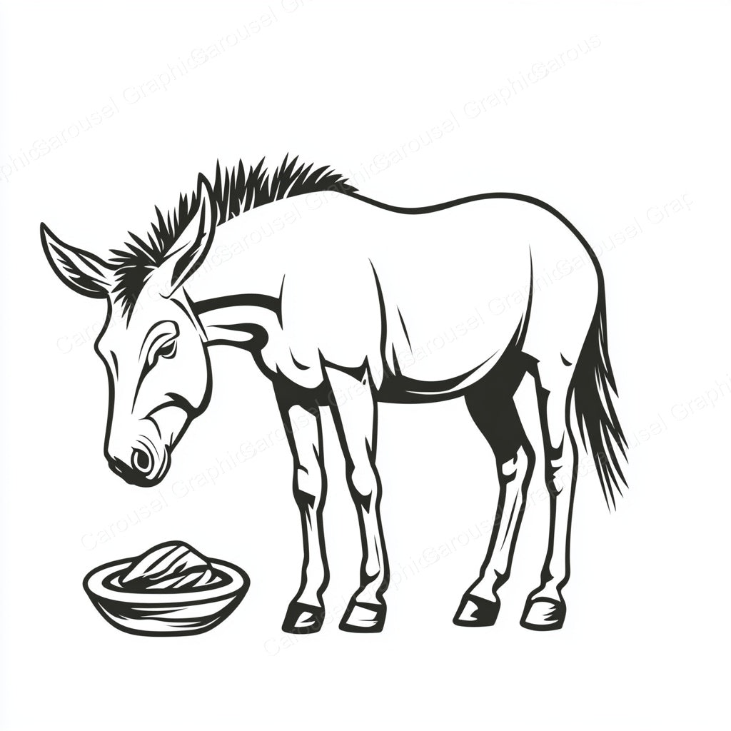 Donkey Vector Graphic preview