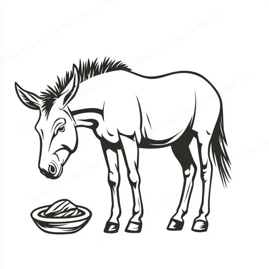 Donkey Vector Graphic preview