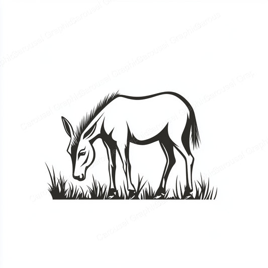 Donkey Vector Graphic preview