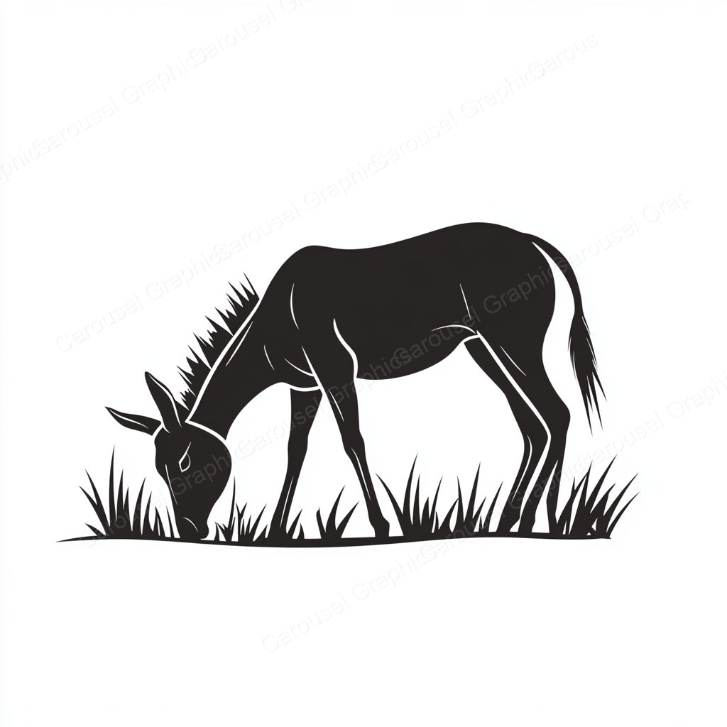 Donkey Vector Graphic preview