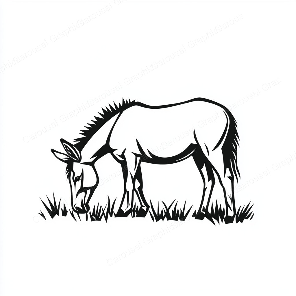Donkey Vector Graphic preview
