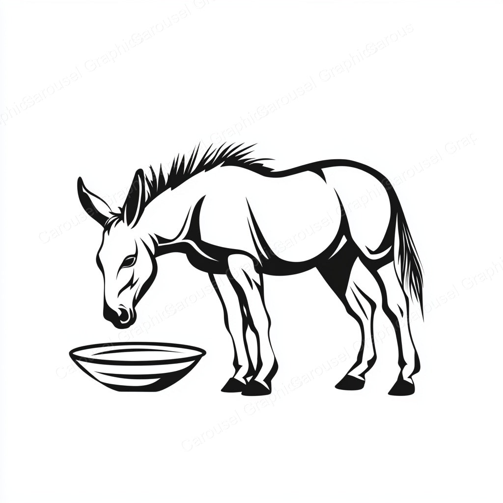 Donkey Vector Graphic preview
