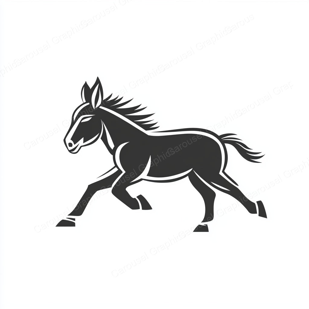 Donkey Vector Graphic preview
