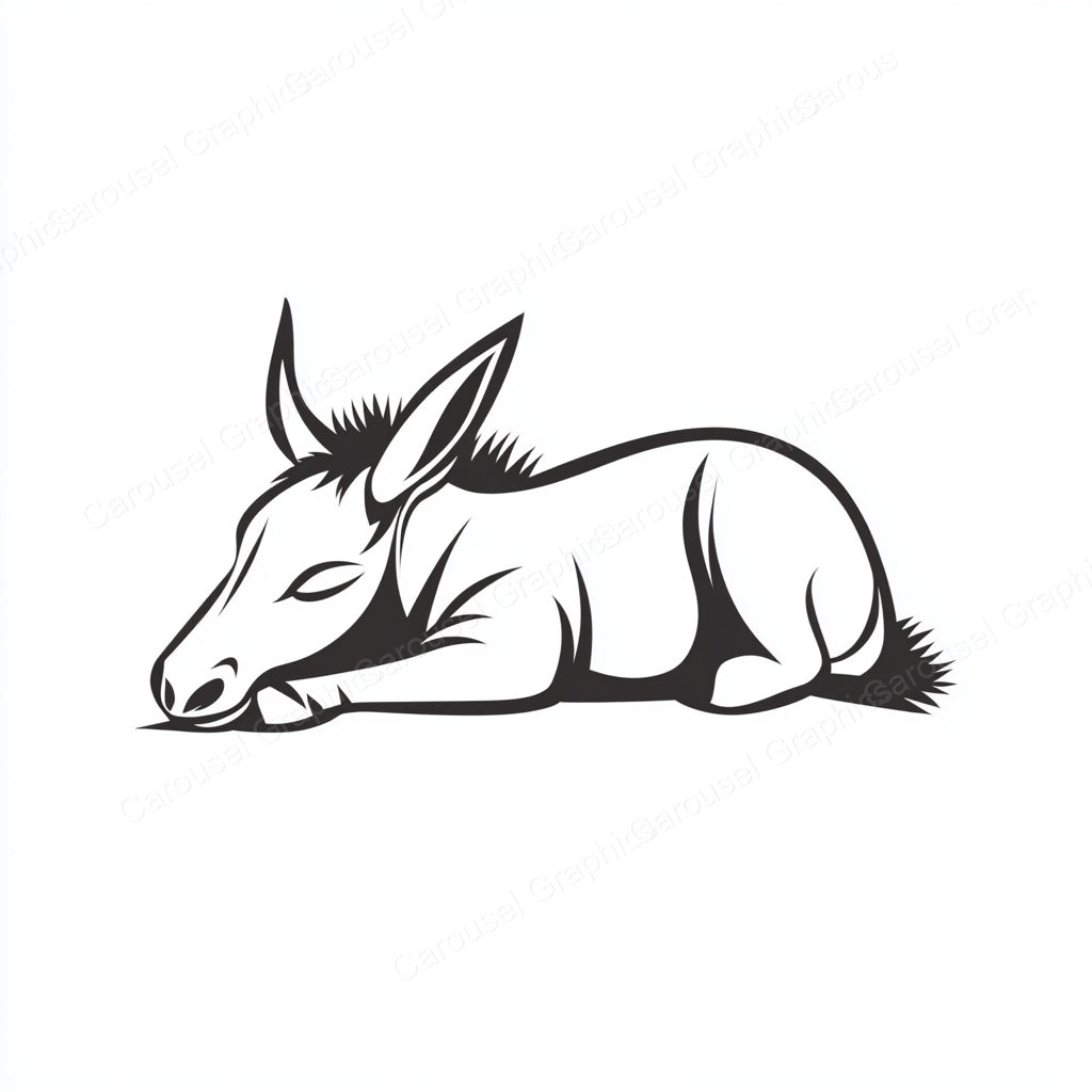 Donkey Vector Graphic preview