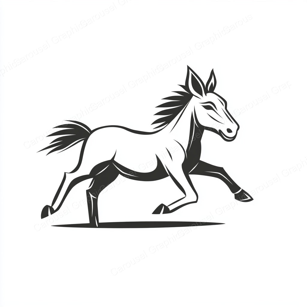 Donkey Vector Graphic preview