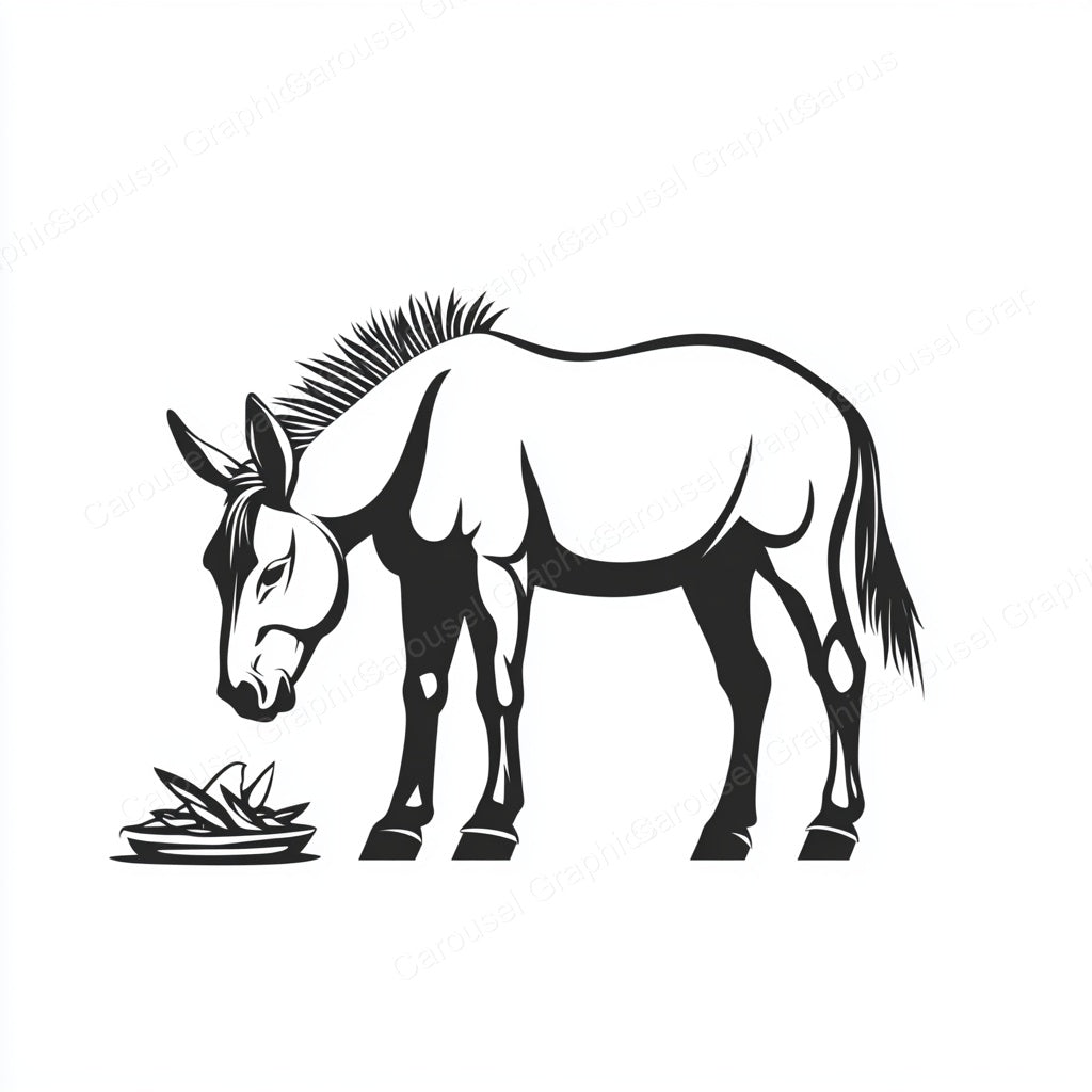Donkey Vector Graphic preview